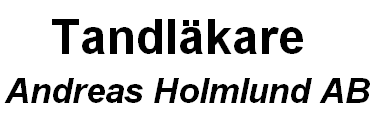 Tandläkare Andreas Holmlund AB